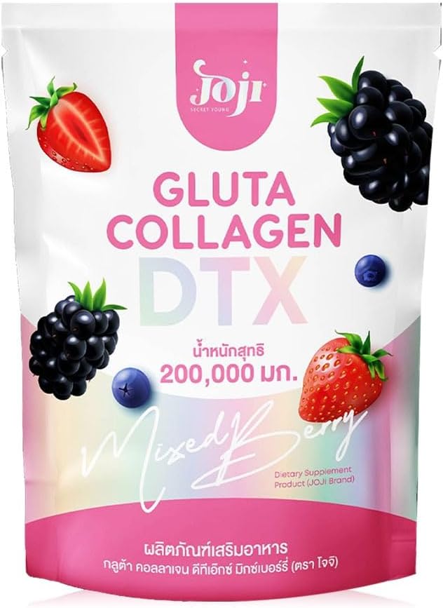 Gluta Collagen DTX Mixed Berry Dietary Supplement, 200,000 mg