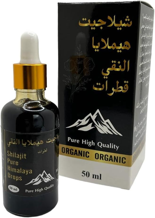 Shilajit Pure Himalayan Drops - Boost Stamina, Strength, Performance, Vitality & Immune System - 100% Original Natural Himalayan Shilajit With Fulvic Acid & 84+ Minerals - 50ml