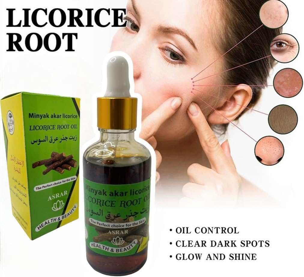 Licorice Root Oil - 100% Original Pure Natural Licorice Root Serum - 50ml