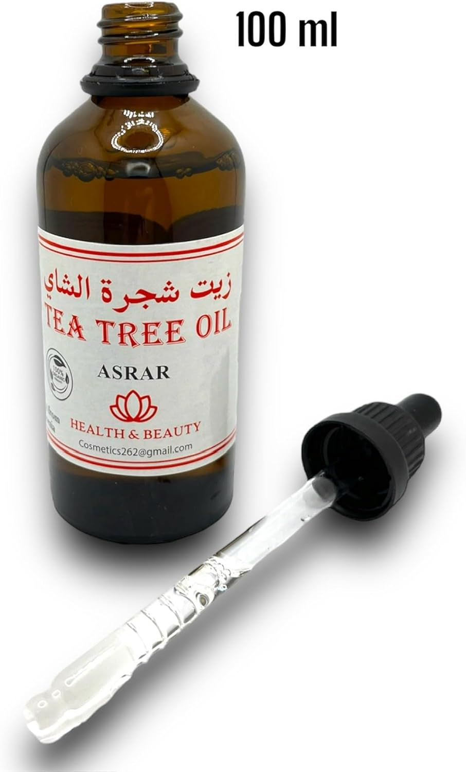 Tea Tree Essential Oil - 100% Pure & Natural, for Skin Care, Scalp Health & Nail Care - for All Skin & Hair Types - 100ml