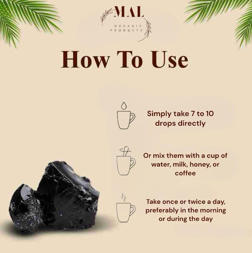 Shilajit Pure Himalayan Drops - Boost Stamina, Strength, Performance, Vitality & Immune System - 100% Original Natural Himalayan Shilajit With Fulvic Acid & 84+ Minerals - 50ml
