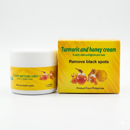 Turmeric & Honey Brightening Cream for Dark Spots, Black Spots Removal & Even Skin Tone