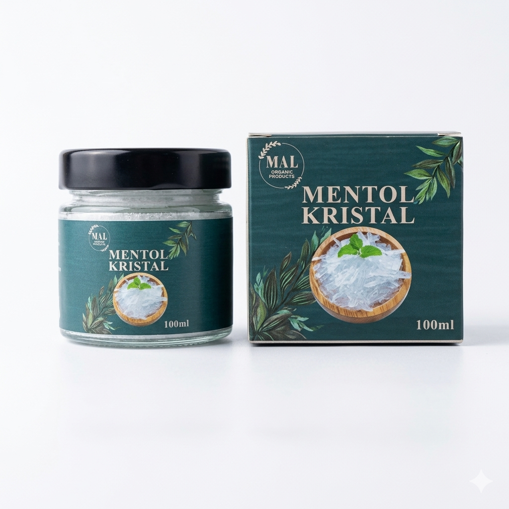 Natural Menthol Crystals from Peppermint Oil – Pure Cooling Crystal Extract for Aromatic and Multi-Purpose Use
