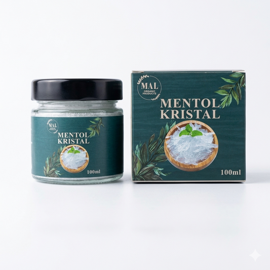 Natural Menthol Crystals from Peppermint Oil – Pure Cooling Crystal Extract for Aromatic and Multi-Purpose Use
