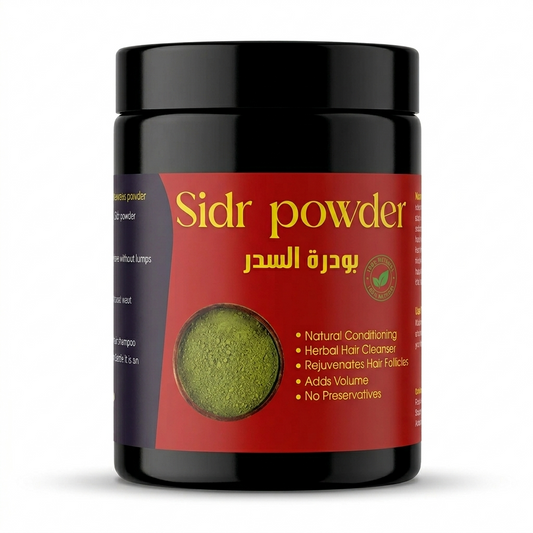 Sidr Powder for Hair Growth & Thickening | Natural Hair Care Powder for Fuller, Healthier-Looking Hair