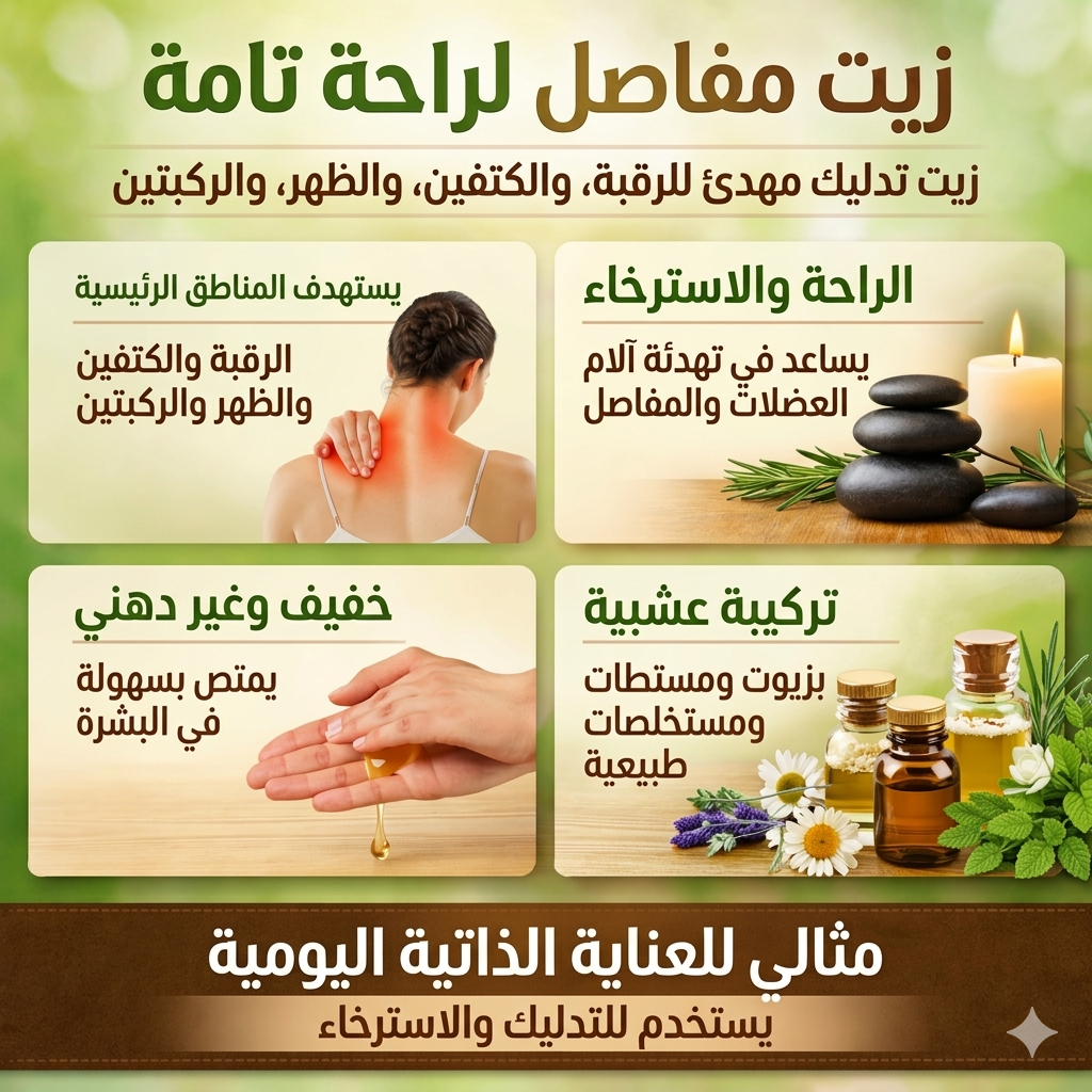 Joint Relief Oil – Massage Oil for Muscle and Joint Comfort